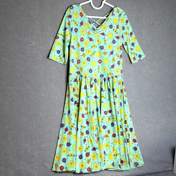 Dot Dot Smile NEW Green Sunshine Twirl Party School Ballerina Dress Girls Sz 11 - Picture 1 of 7